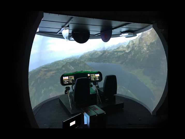 Triple Channel Dome Projector Screen