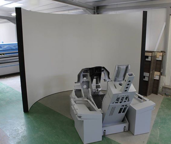 Modular Curved Screen